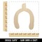 Wishbone Solid Thanksgiving Unfinished Wood Shape Piece Cutout for DIY Craft Projects